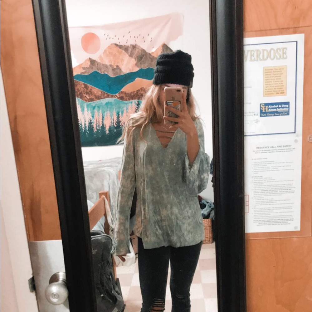 Soft & Sexy Long Sleeve Bell Sleeve Top.